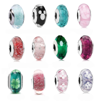 925 Silver Mixed Color Loose Beads Diy Bracelet Jewelry