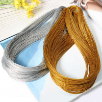 92M Silver/golden Metallic Thread String Cord Diy Project Accessories
