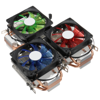 9Cm Led 3 Pin Cpu Cooling Fan Cooler Heat Sink For Intel Lag/1155/1156 Amd 754/am2/am2+am3/fm1