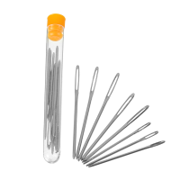 9Pcs Big Eye Needles Blunt 7cm Long Large Hole Sewing Kniting Tool Hand Diy Needlework
