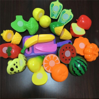 9Pcs Fruit Vegetable Food Cutting Pieces Set Child Kids Role Play Toy Gift