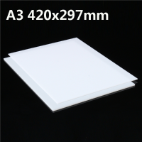 A3 420x297mm White Acrylic Perspex Sheet Cut To Size Panel Plastic Satin Gloss