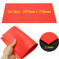 A4 2.3Mm Orange Rubber Stamp Sheet For Laser Engraving Machine
