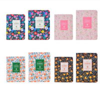 A5 Pu Leather Floral Schedule Book Diary Weekly Planner Notebook School Office Supplies Stationery