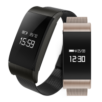 A66 0.66Inch Oled Blood Pressure Blood Oxygen Heart Rate Monitor Pedometer Smart Bracelet For Iphone