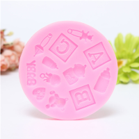 Abc Kid Christening Shaped Silicone Diy Mould Chocolate Baking