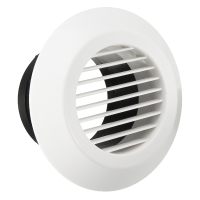 Abc Ventilation Grille Air Grille Round Round Air Vent Abs Louver Grille Cover 100mm
