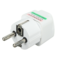 Ac 250v 10a Universal Uk Us Au To Eu Travel Power Adapter Wall Plug Converter White