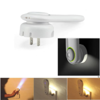 Ac110 240 2w Control Wireless Chargeable Led Night Light, Wall Light Or Mbile Flashlight