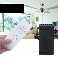 AC220 240V Universal Ceiling Fan Lamp Controller Kit+Timing Wireless Remote Control