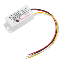 Ac220v Auto Power On Off Microwave Radar Body Delay Sensor Switch For Led Light