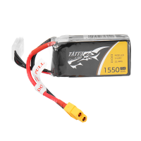 Ace Tattu 14.8V 1550mah 75c 4s 1p Lipo Battery Xt60 Plug For Skylark M4 Fpv250 Mini Shredder 200