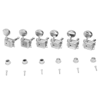 Acoustic Guitar String Semiclosed Tuning Pegs 6r For Repair