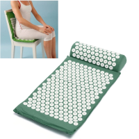 Acupressure Massager Cushion Mat And Pillow Relief Pain Stress Tension Yoga