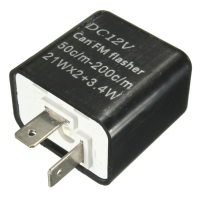 Adjustable 2 Pin Flasher Led Turn Signal Light Relay For Cars Boats Motorcycles