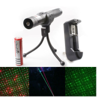 Adjustable 532nm 650nm Green Red Beam Laser Pointer Suit(1mw,5mw)