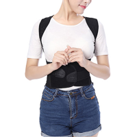Adjustable Hunchbacked Posture Corrector Lumbar Back Magnets Support Brace Shoulder Band Belt