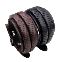 Adjustable Leather Multilayers Woven Men Bracelet Jewelry Clothing Aaccessorie.S