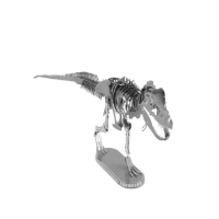 Aipin Diy 3d Metal Puzzle Stainless Steel Assembled Model Tyrannosaurus Rex Crown For Kids Toys