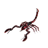 Aipin Diy 3d Puzzle Stainless Steel Assembled Model Scorpion Chromatic Colour