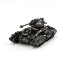 Aipin Diy 3d Puzzle Stainless Steel Model Kit Tank Chromatic Color
