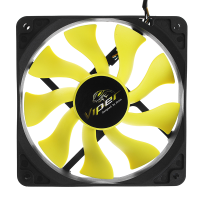 Akasa 12cm Viper Cooling Fan S Flow Fan Blade Design High Performance 4pin Pwm Auto Speed Control