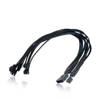 Akasa Ak Cbfa03 45 Flexa Fp5 5x Pwm 4pin Fan Splitter