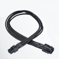 Akasa Ak Cbpw07  40bk 40cm 6pin Female To Male Vga Power Extension Cable