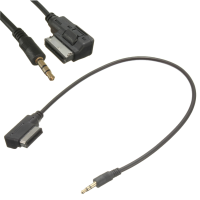 Ami Mmi To 3.5Mm Male Audio Aux Mp3 Adapter Cable For Audi A3/a4/a5/a6/q5 Vw Mk5