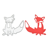 Animal Fox Pattern Scrapbooking Diy Album Card Paper Diary Craft Maker Metal Die Cutting Stencils