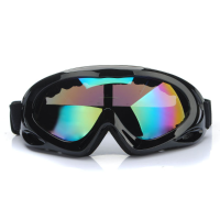 Anti Uv Anti Fog Motorcycle Atv Goggles Black Frame