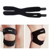 Aolikes Black Adjustable Men Women Knee Supporter Brace Belt Support Protecting Bandage