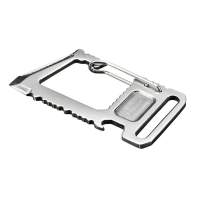 Aotddor Stainless Steel Carabiner Screwdriver Opener Key Buckle Edc Tool