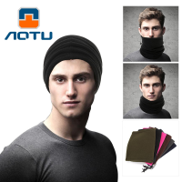 Aotu At8723 Fleece Head Scarf Double Warm Collar Movement Againstthe Hood Winter Multifunctional