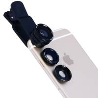 Apexel Apl Cx3 3 In 1 Fisheye 0.65X Wide Angle 10x Macro Lens Kit