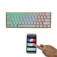 [App Control] Obins Anne Pro Blue/red/brown Switch Rgb Wireless Bluetooth Mechanical Gaming Keyboard