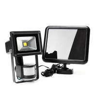Arilux® 5w Solar Power Pir Motion Sensor Cob Led Adjustable Flood Light Outdoor Ip44 Security Lamp