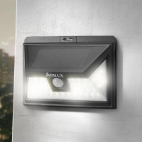 Arilux® Al Sl11 Solar Power 44 Led Pir Motion Sensor Light Outdoor Wide Angle Waterproof Wall Lamp