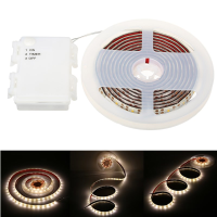 Arilux® Battery Operated 2m Smd3528 Warm White Waterproof Led Strip Light For Holiday Decor Dc3v