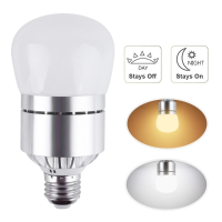 ARILUX® E27 12W Dusk to Dawn Automatic on&off LED Sensor Light Bulb for Yard Porch Patio AC85 265V