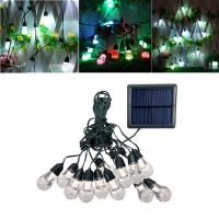 Arilux® Solar Powered 12bulbs Two Modes Waterproof Rgbw Led Fairy String Light For Patio Christmas