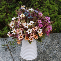 Artificial Daisy Silk Flowers Leaf Home Party Wedding Garden Decor Diy