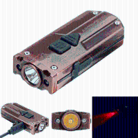 Astrolux K1 Bronze XP G3 350LM USB Stainless Steel Mini LED Keychain Gift Collection Special Edition