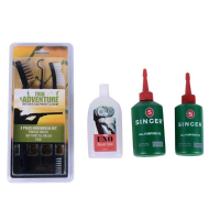 Aurktech Hunting Gun Double Heads Cleaning Brushes Hook Set Barrel Cleaner Tools Kit