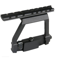 Aurktech Tactical Army Force Ak Side Rail Lock Scope Mount Base Gun Accessories For 20mm Rail Shaft