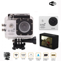Ausek 1080p 30fps 16mp Full Hd Sports Action Camera W/ Hd Port 2 Inch Lcd Built In 900mah Battery