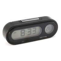 Auto Car Van Mini Digital Clock Temperature Meter Thermometer Lcd Display