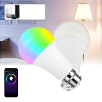 B22 7W RGBW WIFI APP Control LED Smart Light Bulb Works With Echo Alexa Google Home AC85 265V