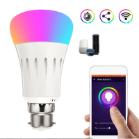 B22 7w Rgbw Wifi Led Smart Light Bulb For Echo Alexa Google Home Ac85 265v