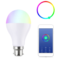 B22 7W RGBW WIFI Remote Control LED Smart Light Bulb for Google Home Echo Alexa AC85 265V